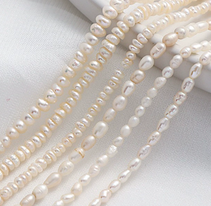 Perlas de Agua Dulce Blancas de 10-11 mm, Precio de Fábrica 2025, Perlas de Arroz con Orificio Grande, Naturales y Sueltas para la Fabricación de Joyas - Product Image 3