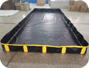 Bâche ignifuge enduite <span class=keywords><strong>de</strong></span> PVC pour la collecte des liquides, bassin <span class=keywords><strong>de</strong></span> collecte <span class=keywords><strong>de</strong></span> liquides en PVC pour l'industrie - Product Image 5