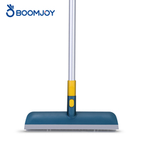 Pour un nettoyage écologique des tapis, des sols en bois dur et des carreaux, brosse et raclette double face 2 en 1 en PP