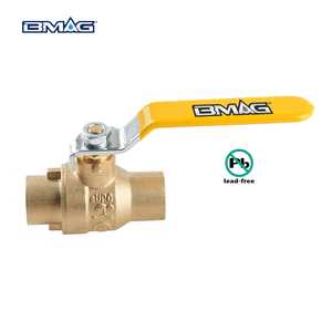 Bmag OEM ODM Mồ Hôi Đầy Đủ Cổng Bóng Van Giả Mạo Chì Miễn Phí Brass <span class=keywords><strong>Gas</strong></span> An Toàn Bóng Van - Product Image 2