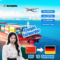 Servicio de Envío de China a Alemania, Transporte de Carga LCL Express, Agente de Transporte, Guangzhou DDP, Programa de Envío Directo FBA