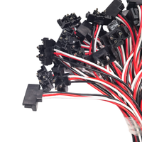 Adaptateur de prise à angle droit pour feux stop/clignotants/position LED à 3 broches, faisceau de câblage de remorque 14AWG, automobile, RoHS, IP67