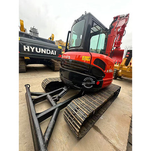 Mini-excavatrice sur chenilles Kubota KX155 d'occasion, faible nombre d'heures de travail, haute qualité, hydraulique - Product Image 1