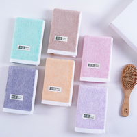 Serviette de visage en bambou douce et respirante, serviette de toilette respectueuse de la peau, serviette de beauté classique, serviette de salle de bain
