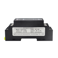 Industri DC arus dan tegangan pemancar Isolator sinyal 4-20mA untuk 0-10V 0-5V 1In 1 keluar Analog Dc sinyal modul terisolasi