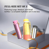 Bouteille d'eau en titane pur artisanale Hong Ling, portable avec sangle, impression personnalisée, boîte cadeau pour la randonnée et la vie quotidienne