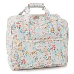 Échantillon gratuit de sacs pour machine à coudre avec étui à roulettes pour transporter les outils de couture, sacs de rangement : sac à roulettes pliable - Product Image 3