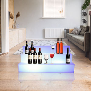 Hochwertiger Moderner Wasserfester PE-Material 16-Fächer Weinflaschenhalter Kommerzielles Outdoor-Bar-Möbel für Weinbars - Product Image 2