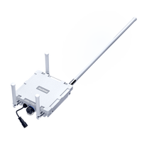 Passerelle LoRaWAN industrielle extérieure Aurtron CG10LE IP68, 8 canaux, portée longue distance de 8 km, station de base avec GPS pour environnements difficiles