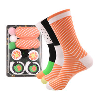 Vente en gros usine – Nouveaux chaussettes amusantes en coton/élasthanne tricotées, douces, confortables et respirantes, longueur mi-mollet, pour le quotidien et le printemps