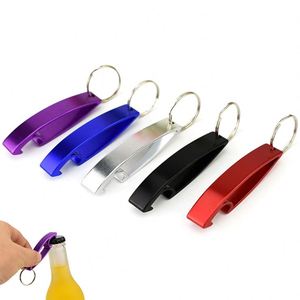 Abridores de Botellas de Cerveza de Aleación de Aluminio con Logotipo Personalizado al por Mayor de Fábrica, Llaveros Multifunción para Bar, Abridores de Botellas en Blanco - Product Image 2