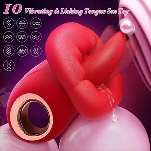 Kovida - Stimulateur de Clitoris et de Mamelon pour Femme - Masseur à Ventouse - Vibrateur à Ventouse Rose - Grande Bouche - Langue Artificielle - Vibrateur - Jouets Sexuels - Product Image 6
