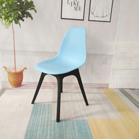 Silla de Comedor de Plástico de Alta Calidad y Excelente Relación Calidad-Precio, Silla Verde para Comedor