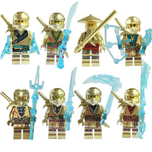 Set di Blocchi da Costruzione in Plastica ABS <span class=keywords><strong>Serie</strong></span> Hero, 4 Pezzi, per Modellismo e Giocattoli Fai-da-Te, Tema Fantasy e Sci-Fi, Particelle Piccole da 4,5 cm - Product Image 3