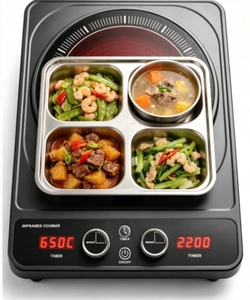 Cocina Eléctrica Portátil <span class=keywords><strong>de</strong></span> Cerámica con Infrarrojos <span class=keywords><strong>de</strong></span> 2200W, <span class=keywords><strong>Placa</strong></span> Caliente <span class=keywords><strong>de</strong></span> un Solo Quemador para Cocina - Product Image 5