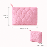Sac de rangement durable en velours côtelé, porte-rouge à lèvres, porte-clés, porte-bijoux, porte-monnaie, petit sac cosmétique portable multifonctionnel