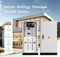 Baterai Penyimpanan Energi Surya LiFePO4 30kWh IP65 CAN Stasiun Daya Internet Off Grid untuk Sistem Surya Rumah Tangga