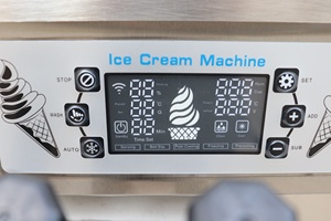 Máquina comercial de helado suave de mostrador, 3 sabores, para heladería, cafetería, tienda de postres - Product Image 5
