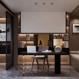 Diseño Interior de Villa Moderno en 3D con Materiales de Construcción Integrales para Sala de Estar, Dormitorio y Comedor de Apartamento - Product Image 6