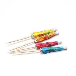 Thực Phẩm Trang Trí Mini Trái Cây 100Mm Gỗ Ô Tăm Tăm Chọn Với Biểu Tượng Tùy Chỉnh - Product Image 3