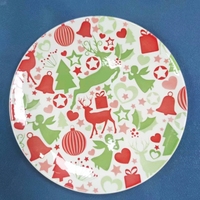 Assiette de récolte en céramique assiette de collations 8 pouces ensemble d'assiettes à dîner créatives pour le petit déjeuner gâteau collations décoration de table cadeau