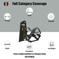 Máquina de fuerza profesional personalizada serie P8 con asiento ajustable para press de hombros, con selector de carga por pin, certificación CE, comercial