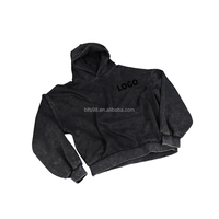 Sweat à capuche zippé uni surdimensionné, respirant, de haute qualité, avec logo personnalisé, coupe ample et épaules tombantes