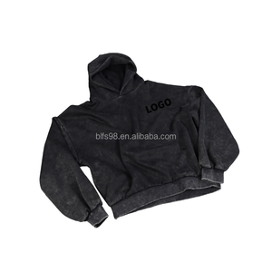 Sweat à capuche personnalisé pour homme, couleur unie, logo sur le devant, style décontracté, automne, noir, blanc, bleu, molleton de coton, coupe classique - Product Image 2