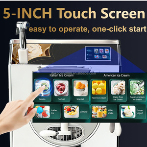 เครื่องทำไอศกรีมแข็งได้รับการรับรองมาตรฐาน CE - เครื่องทำไอศกรีมแบบมืออาชีพขนาด 14 ลิตร สำหรับธุรกิจ พร้อมเครื่องทำไอศกรีมแบบแบทช์ Greatone - Product Image 2