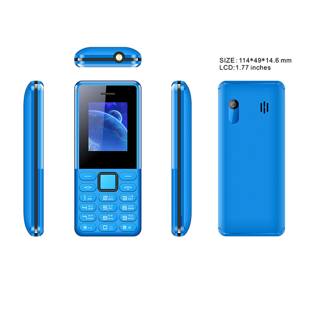 Best Quality 1.7 Inch Low Price Small Size Mobile Phones Small Bar 4g Feature Unlocked Feature Cell Mobile Phone