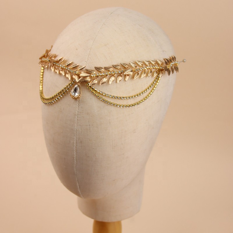 Fermaglio Da Capelli In Foglia Oro E Argento Design Vintage Raffinato Accessorio Elegante Sposa Da 3,63 € | DHgate