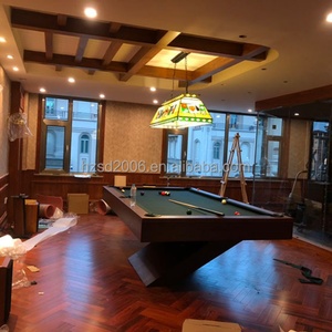 Lámpara Colgante LED Rectangular Estilo Tiffany de 48'' para Mesa de Billar, 6 Luces, Control Táctil, 110V-240V, para Mesa de Póker, Acabado Teñido - Product Image 5