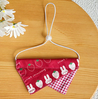 Bandana triangulaire personnalisée pour chiens et chats, motif color block, design d'usine sur mesure, accessoire doux et lavable