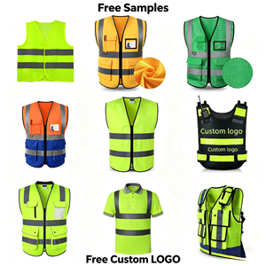Gilet Riflettente Impermeabile in Poliestere Arancione Giallo <span class=keywords><strong>Alta</strong></span> Visibilità CE EN471 ANSI Classe 2 con Logo Personalizzato <span class=keywords><strong>Abbigliamento</strong></span> di Sicurezza - Product Image 1
