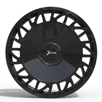 Jantes en alliage forgé X-RIMS 26x9.5 8x165.1 Noir brillant avec déport ET20 CB116.7 pour Chevrolet Silverado 2500HD