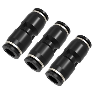 Conector de Tubo Reductor de Tamaño de un Toque HOFUJNG, Conexiones Neumáticas de Empuje PG, Acero Inoxidable, Directo de Fábrica, Color Rojo - Product Image 6