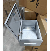 Caja de Distribución de Energía para Exteriores SAIPWELL IP66 NEMA 4X, 450x350x250mm, Acero Inoxidable Cepillado, Trifásica