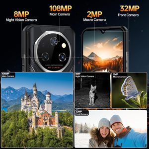 Tout nouveau téléphone robuste original <span class=keywords><strong>Oukitel</strong></span> WP55 Pro, écran 6,6 pouces FHD+ 120 Hz, 16 Go de RAM, 512 Go de stockage, 32 MP + 108 MP, 11000 mAh, 33 W, 5G, téléphone portable robuste - Product Image 4