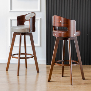 Taburetes de Bar Modernos Sillas de Bar Giratorias Ajustables con Altura Elevable para Mostrador de <span class=keywords><strong>Cocina</strong></span> Comedor y Muebles de Oficina en Casa - Product Image 2
