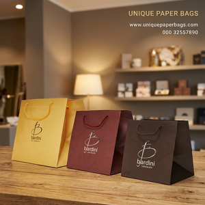 Luxury Custom Printed Paper Shopping <b>Bag</b> with Rope Handle Matte Laminated Boutique <b>Gift</b> Packaging for Retail Fashion Apparel - Product Image 2