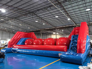 Khổng lồ PVC <span class=keywords><strong>Inflatable</strong></span> lễ hội trò chơi lau <span class=keywords><strong>bouncy</strong></span> lâu đài thách thức CE chứng nhận tùy chỉnh kích thước aeor cho bên ngoài trời sự kiện - Product Image 3