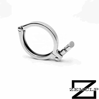 Raccord Sanitaire Tri-Clamp en Acier Inoxydable 304, Vis à Aile Simple, Poli Miroir, 3,0 Pouces, OEM, Résistant à Haute Pression pour Usage Alimentaire