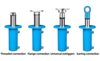 Équipement médical Cylindre hydraulique de qualité médicale à double effet à tige unique Micro-précision Contrôle ultra-fin