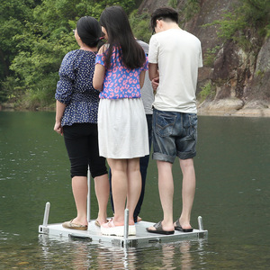 Plateforme de pêche multifonctionnelle en alliage d'aluminium KD3100, grande, ultra légère et épaissie pour la pêche en eau douce - Product Image 2