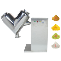 DZJX 50Kg 50 Litres Détergent protéiné sec Mélangeur de poudre à lessive Table V Type Mélangeur de poudre pour la production de capsules