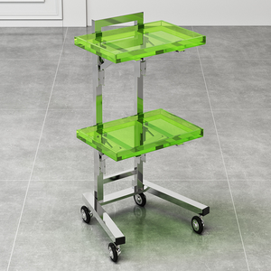 Internet celebrity hair salon cart stainless steel hair salon <b>tool</b> vehicle hair cutting and styling <b>tool</b> foldable - Product Image 3