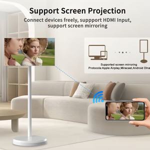 Nuevo Televisor Inteligente Android de 32/27 Pulgadas con Pantalla Táctil Wifi, Portátil, Giratorio, para Interiores, con Soporte, Resolución 4K y Frecuencia de Actualización de 120Hz - Product Image 5