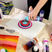Mont Marte Verseur Acrylique 240ml-Peinture Verseur Violet Foncé