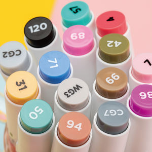 STA Factory Direct Supply Ensemble de marqueurs aquarelle à double extrémité pour <span class=keywords><strong>alcool</strong></span> à l'huile Crayons colorés Étudiants Enfants <span class=keywords><strong>Dessin</strong></span> en vrac - Product Image 4