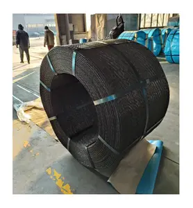 Post Tension Unbonded Strandhigh Carbon Wire Manufacturer Prestressed Concrete 7Wire Strand 1524mm Metal For Construction